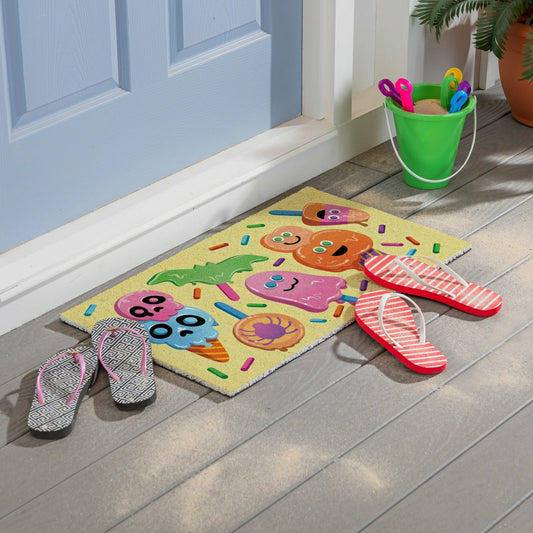 Summerween I Scream for Icecream PVC Mat, 28"x16”