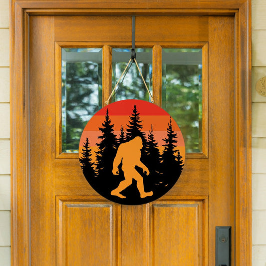 Harvest Bigfoot Door Décor,18"