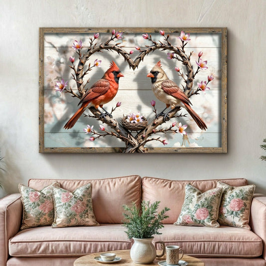 3D Cardinals Wall Art