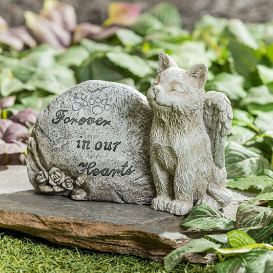 Memorial Remembrance Cat Garden Stone