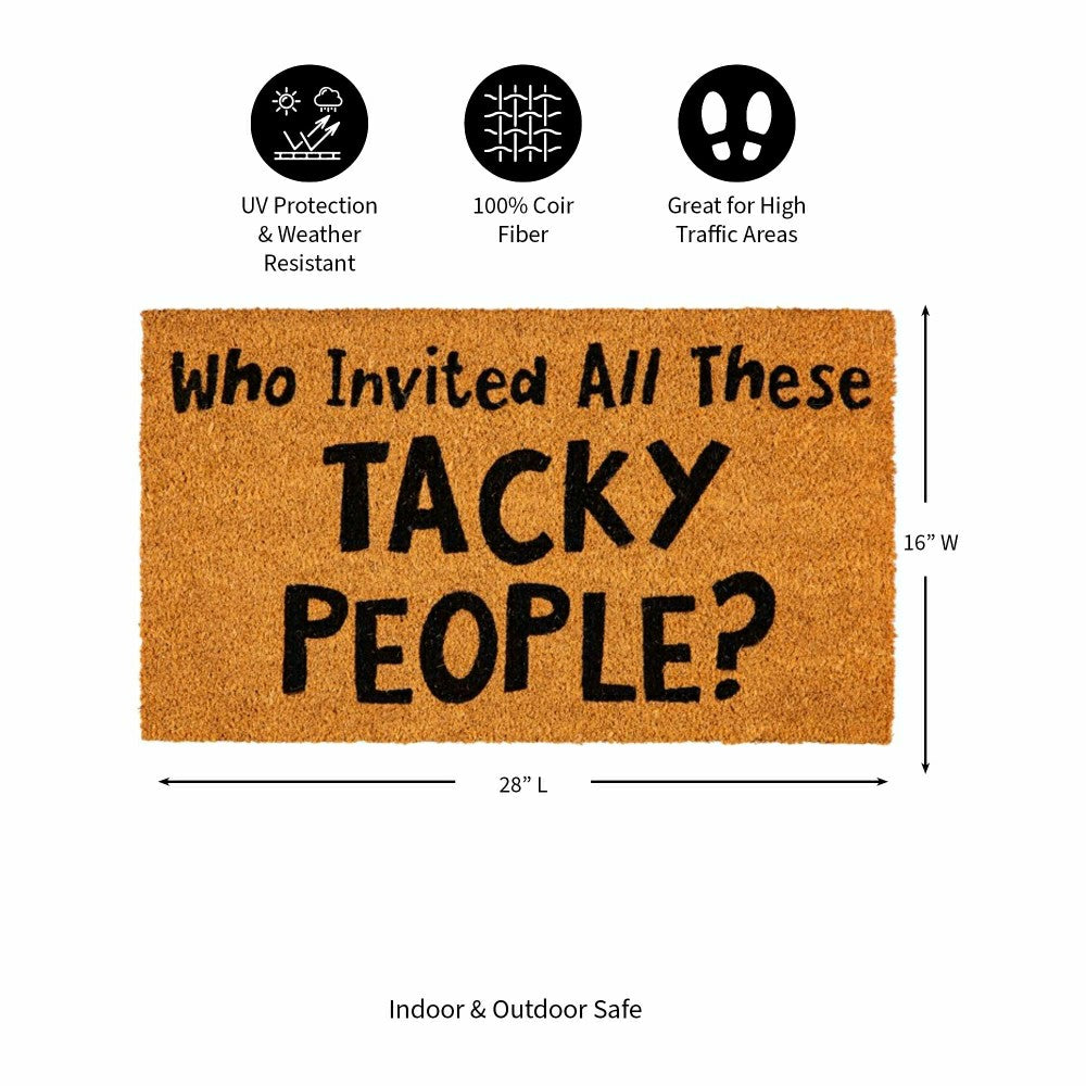 Tacky People Coir Mat