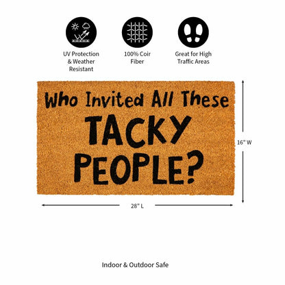 Tacky People Coir Mat