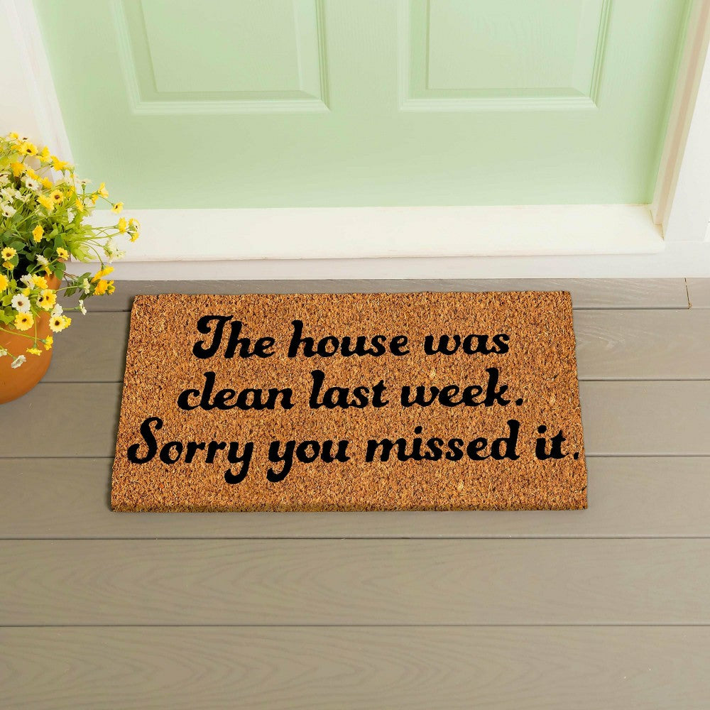 The house was clean Coir Mat