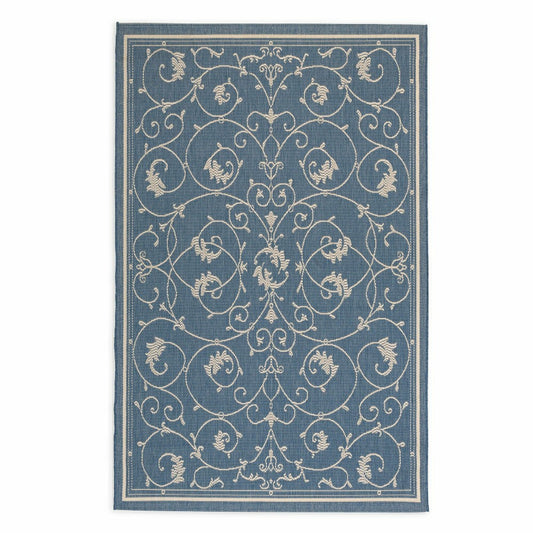 Veranda Scroll Indoor/Outdoor Rug, 5'3" x 7'6"