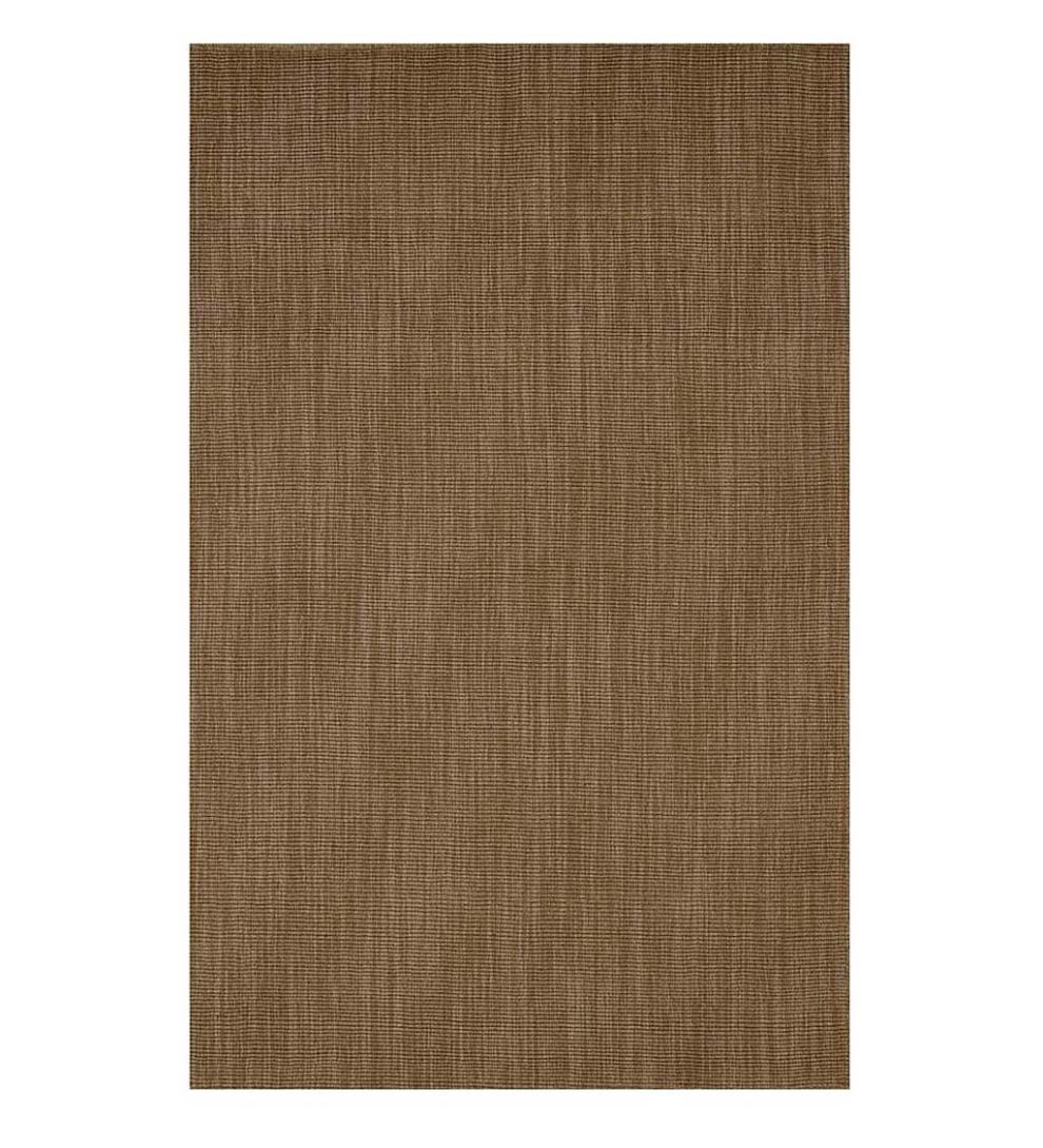 Plow &amp; Hearth Hearth Rugs | Fireplace &amp; Hearth Wool Blend Dalton Rug, 3'6"X 5'6" - Ash