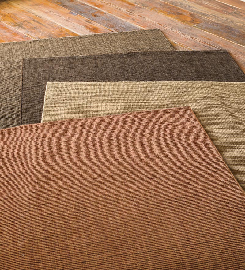 Plow &amp; Hearth Hearth Rugs | Fireplace &amp; Hearth Wool Blend Dalton Rug, 3'6"X 5'6" - Ash