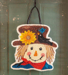 Plow &amp; Hearth Home Accents | Indoor Living Scarecrow Hooked Door D&Eacute;Cor
