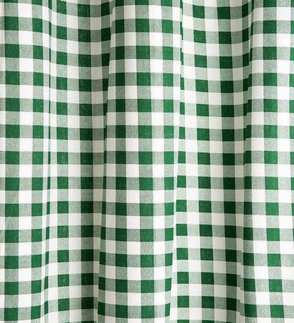 Plow &amp; Hearth Valances | Indoor Living Thermalogic Energy Efficient Insulated Check Grommet-Top Curtain Pairs