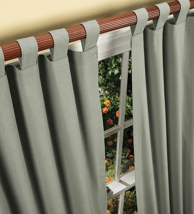 Plow &amp; Hearth Insulated Curtains | Indoor Living Thermalogic Energy Efficient Insulated Solid Tab-Top Curtains
