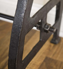 Plow &amp; Hearth Accent Tables | Indoor Living Birmingham Console Table In Reclaimed Wood And Metal