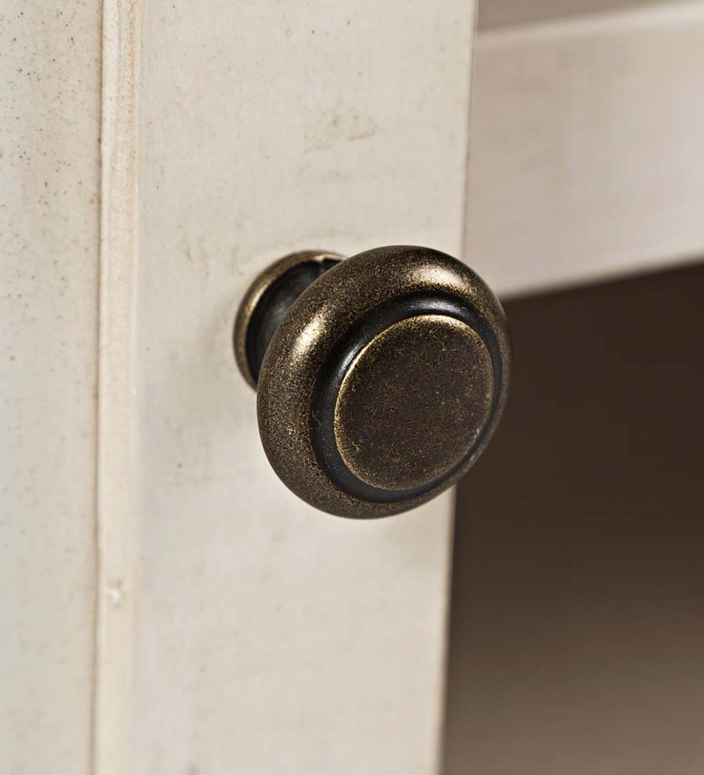 Plow &amp; Hearth Accent Tables | Indoor Living Cape Charles Reclaimed Wood Coffee/Cocktail Table With Sliding Barn Doors - White