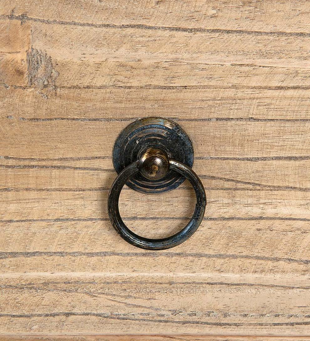 Plow &amp; Hearth Accent Tables | Indoor Living Promenade Side Table With Shutter Door