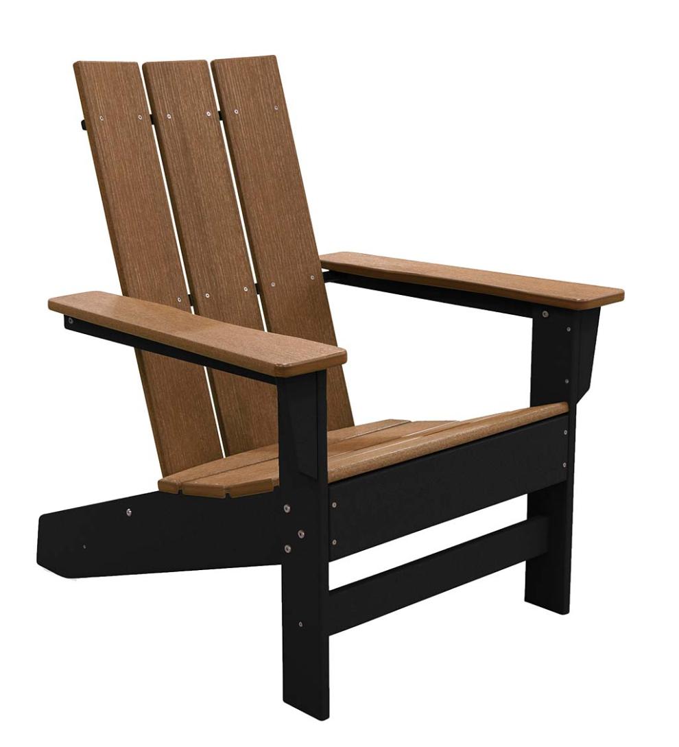 Plow &amp; Hearth Adirondack Chairs | Outdoor Living May River Outdoor Seating 5-Piece Conversation Set - Coastal Gray/White