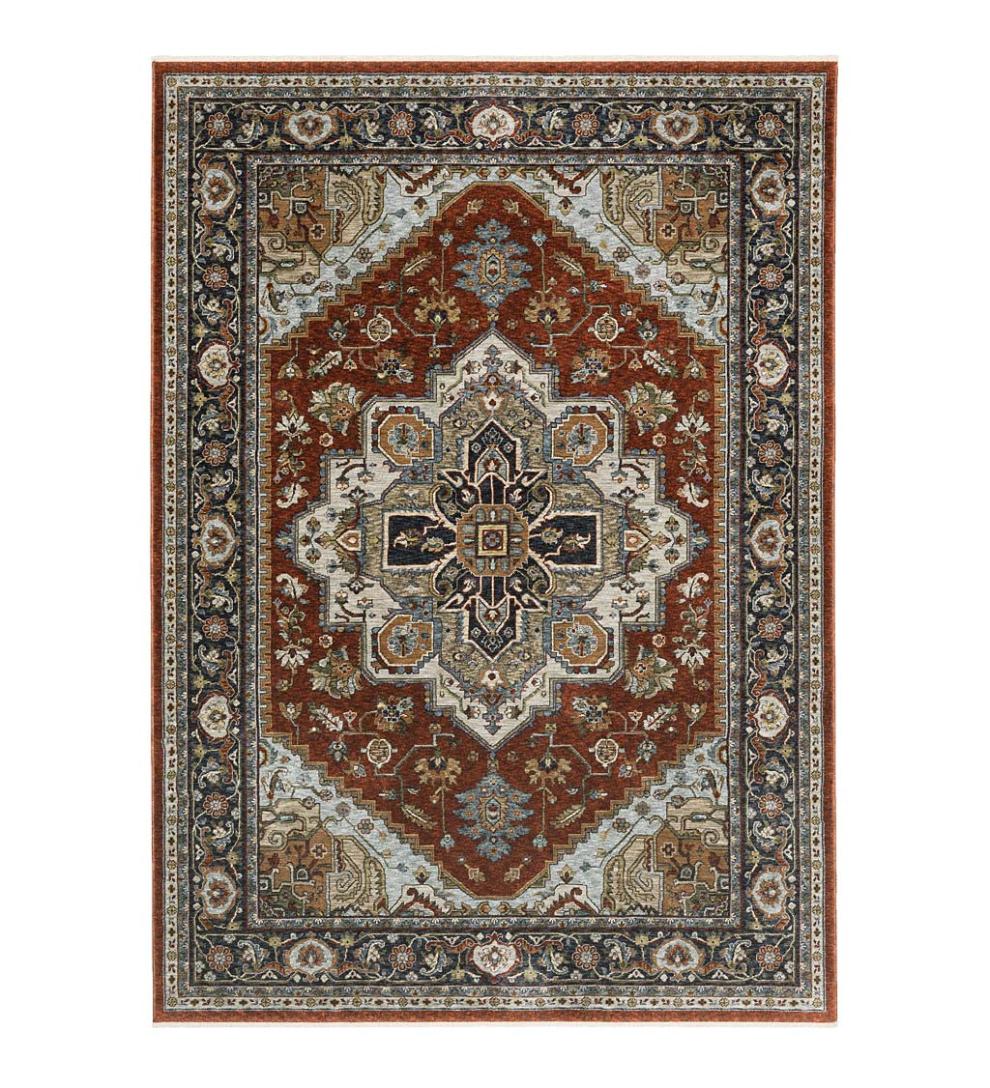 Plow &amp; Hearth Area Rugs | Indoor Living Alexandria Classic Polyester Rug