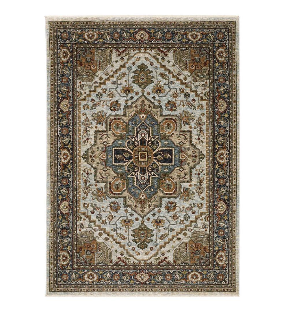 Plow &amp; Hearth Area Rugs | Indoor Living Alexandria Classic Polyester Rug