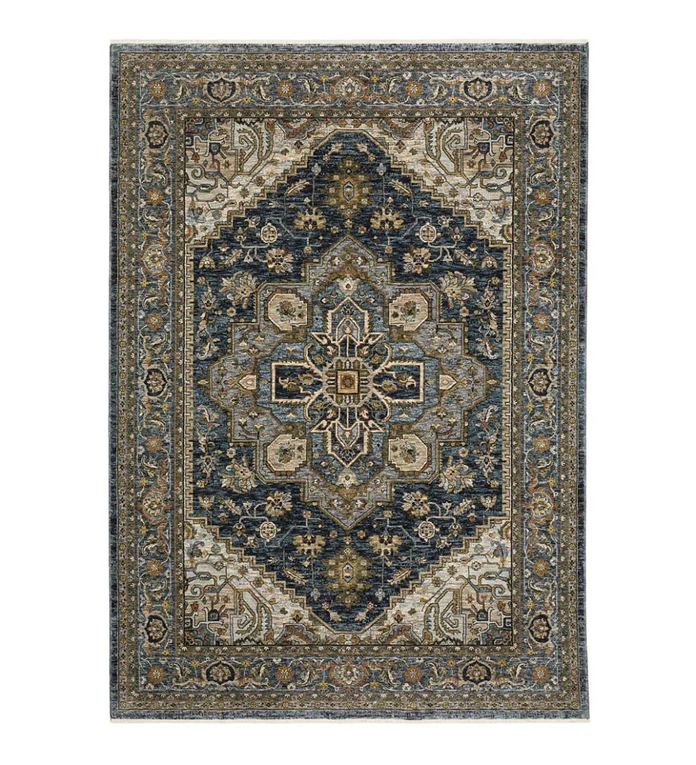 Plow &amp; Hearth Area Rugs | Indoor Living Alexandria Classic Polyester Rug
