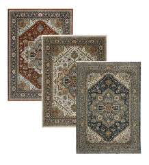 Plow &amp; Hearth Area Rugs | Indoor Living Alexandria Classic Polyester Rug