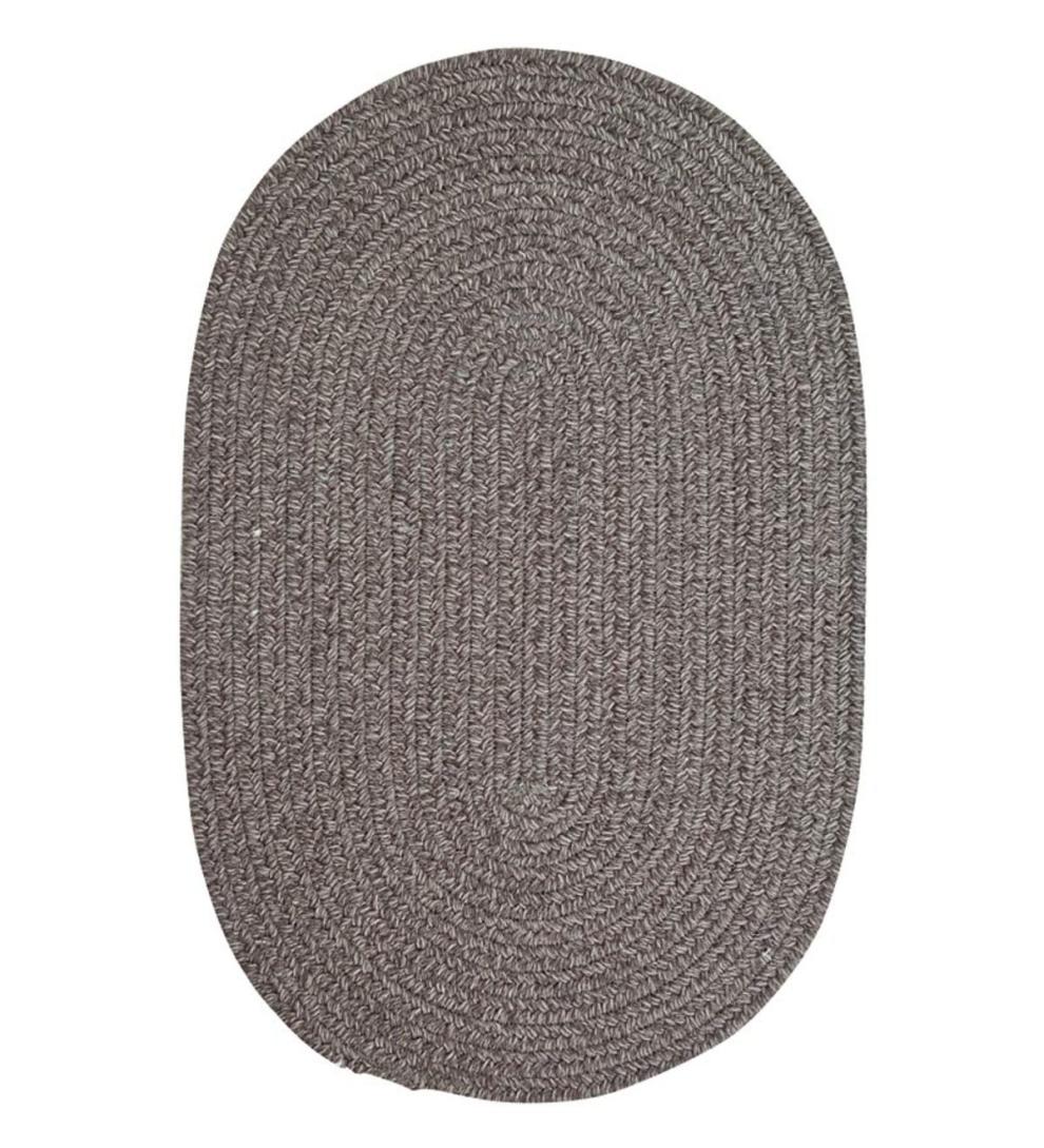 Plow &amp; Hearth Area Rugs | Indoor Living Bear Creek Oval Braided Wool Blend Rug
