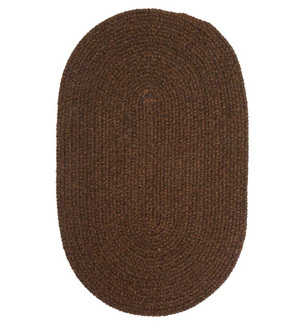 Plow &amp; Hearth Area Rugs | Indoor Living Bear Creek Oval Braided Wool Blend Rug