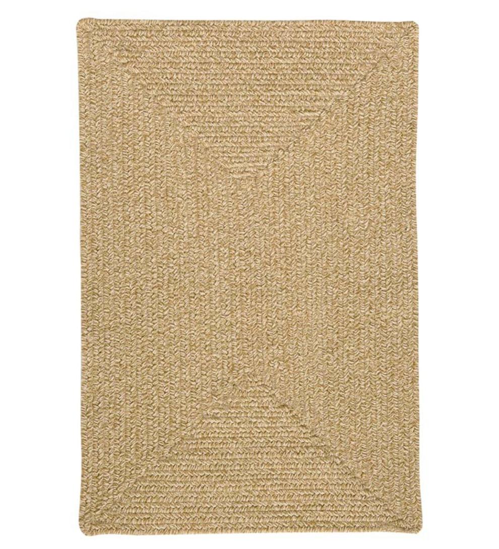 Plow &amp; Hearth Area Rugs | Indoor Living Bear Creek Rectangular Braided Wool Blend Rug