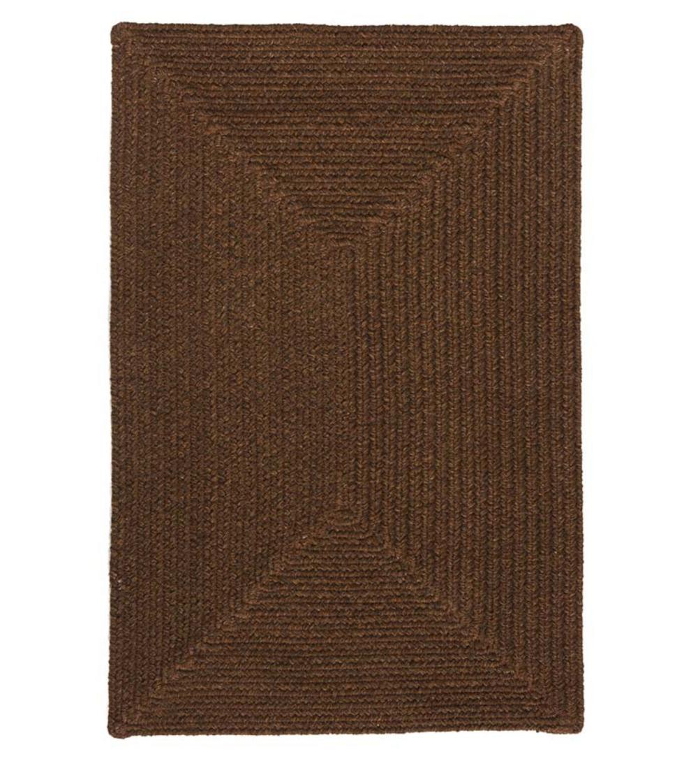 Plow &amp; Hearth Area Rugs | Indoor Living Bear Creek Rectangular Braided Wool Blend Rug