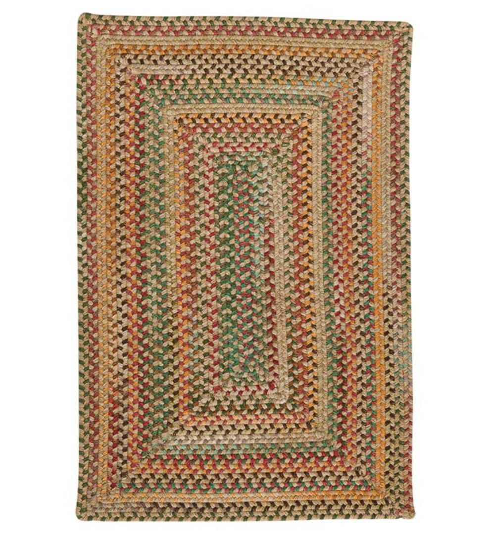 Plow &amp; Hearth Area Rugs | Indoor Living Bear Creek Rectangular Braided Wool Blend Rug