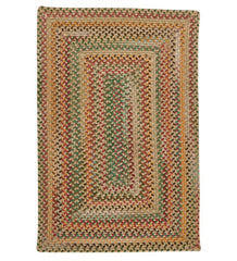 Plow &amp; Hearth Area Rugs | Indoor Living Bear Creek Rectangular Braided Wool Blend Rug
