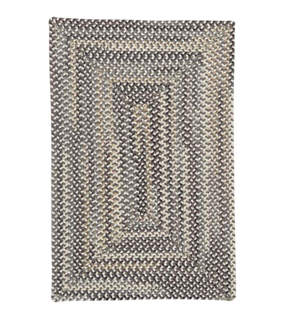 Plow &amp; Hearth Area Rugs | Indoor Living Bear Creek Rectangular Braided Wool Blend Rug