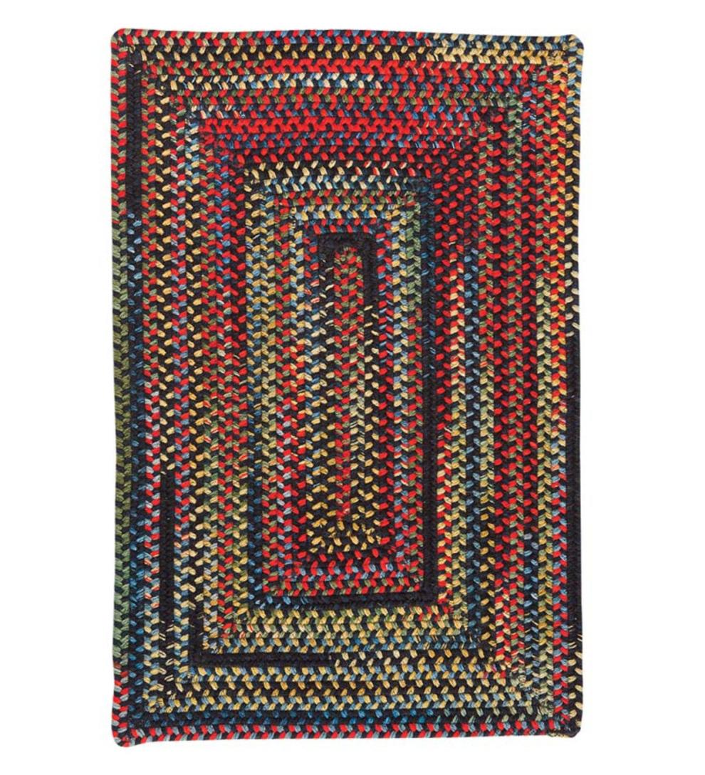 Plow &amp; Hearth Area Rugs | Indoor Living Bear Creek Rectangular Braided Wool Blend Rug