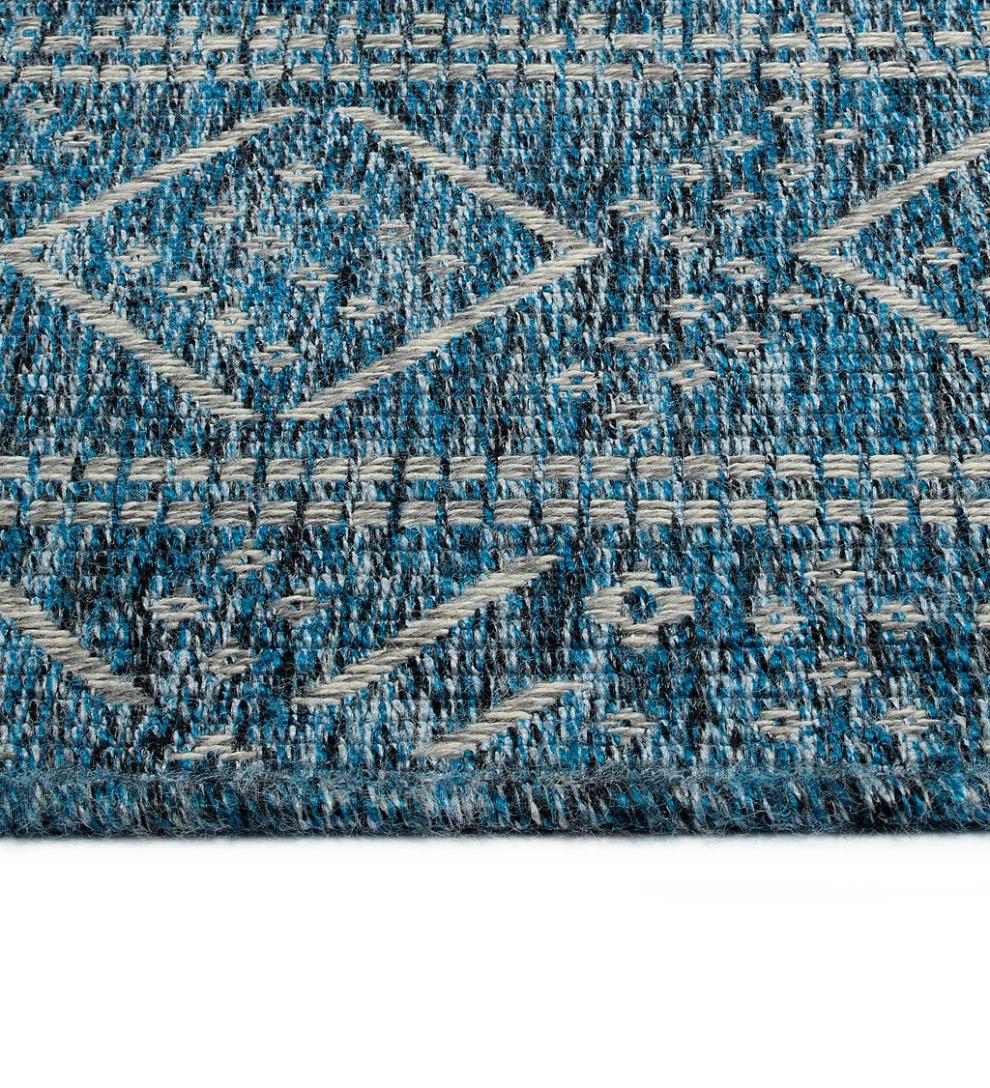 Plow &amp; Hearth Area Rugs | Indoor Living Bluefield Desert Stripe 100% Polypropylene Rug