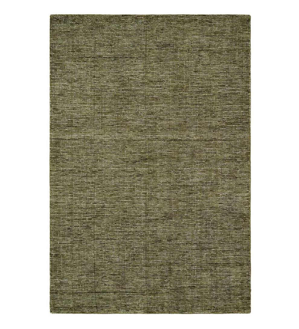 Plow &amp; Hearth Area Rugs | Indoor Living Canyon Rug Collection In Solid Colors