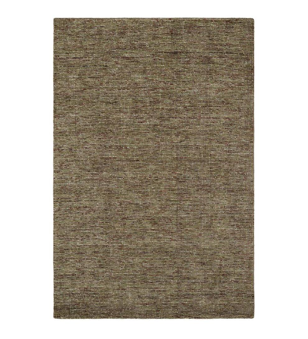 Plow &amp; Hearth Area Rugs | Indoor Living Canyon Rug Collection In Solid Colors