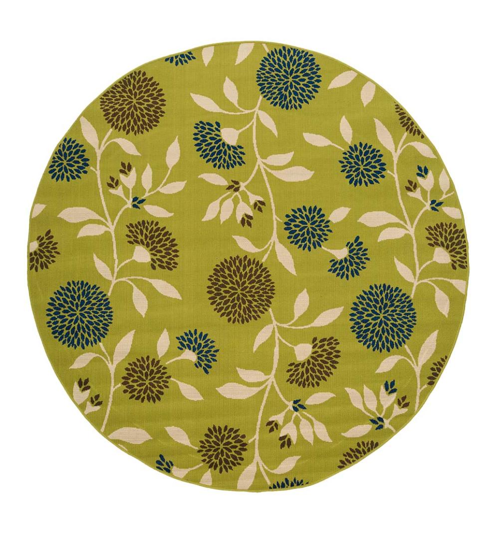 Plow &amp; Hearth Area Rugs | Indoor Living Floral Surry Indoor/Outdoor Polypropylene Area Rug