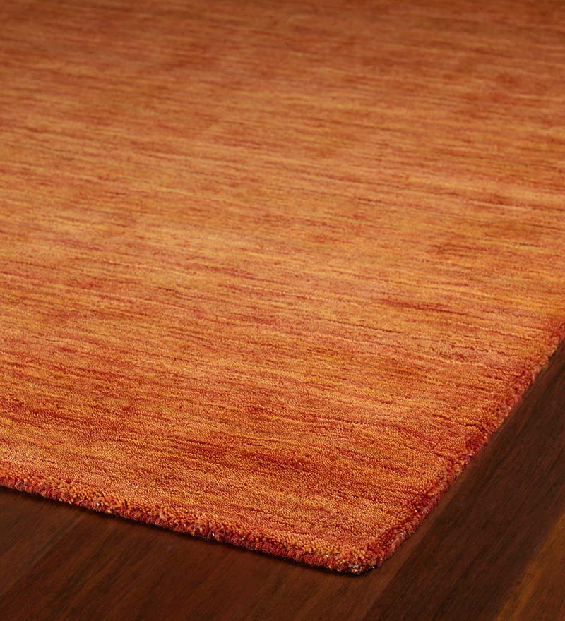 Plow &amp; Hearth Area Rugs | Indoor Living Handmade Virgin Wool Renaissance Area Rug