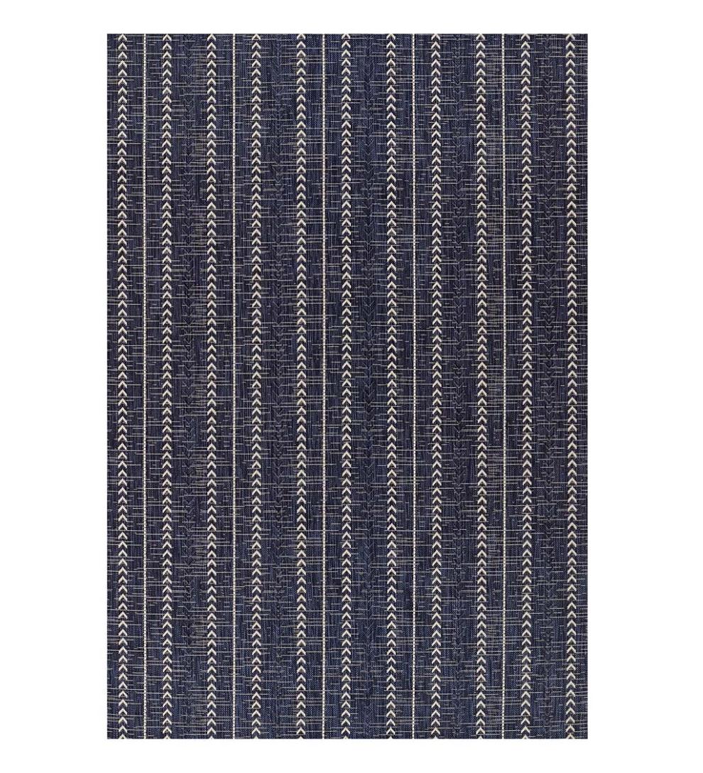 Plow &amp; Hearth Area Rugs | Indoor Living Indoor/Outdoor Arabella Stripe Polypropylene Rug