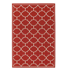 Plow &amp; Hearth Area Rugs | Indoor Living Indoor/Outdoor Lexington Quatrefoil Rug