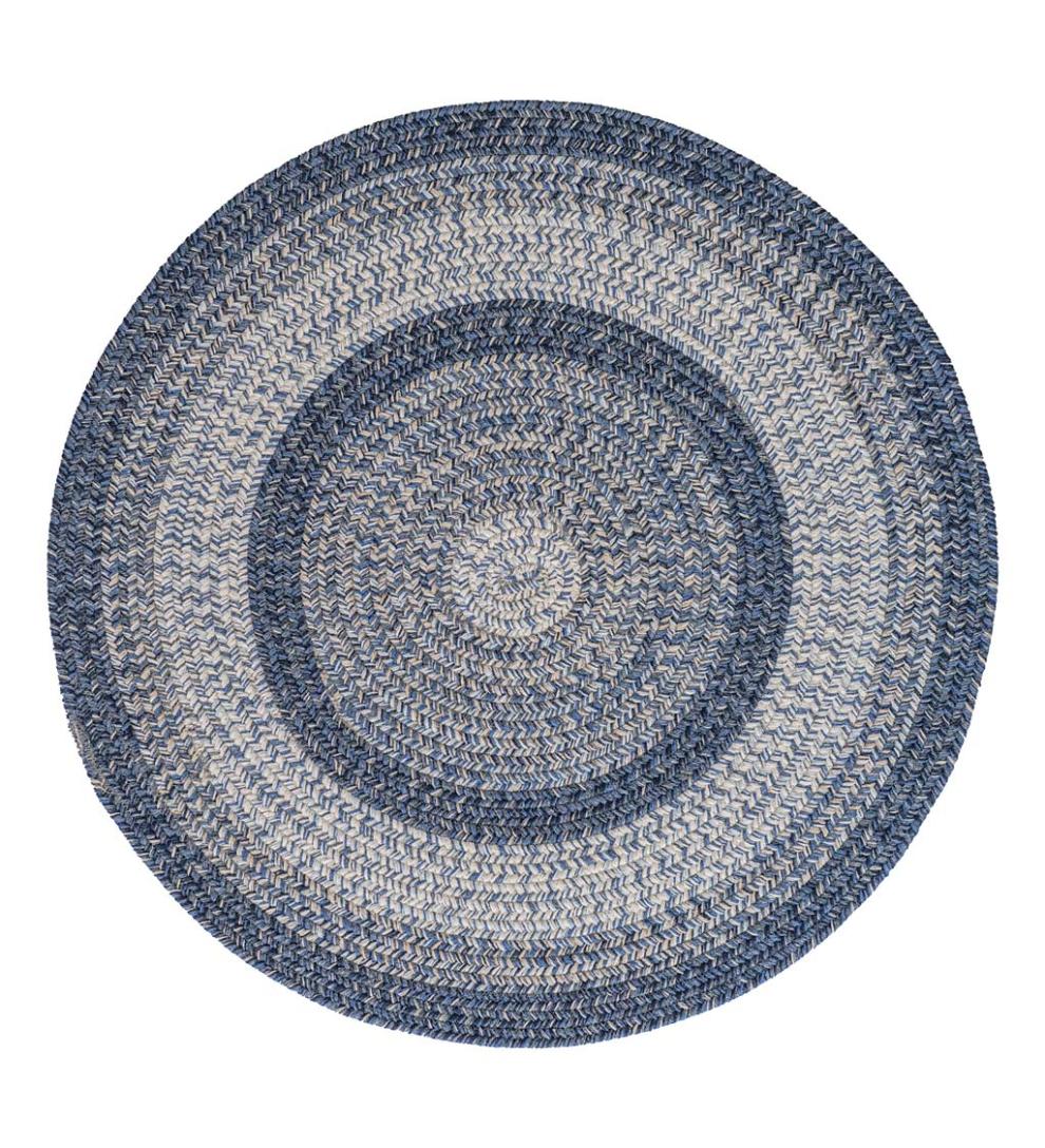 Plow &amp; Hearth Area Rugs | Indoor Living Indoor/Outdoor Oval Woodridge Braided Polypropylene Rug