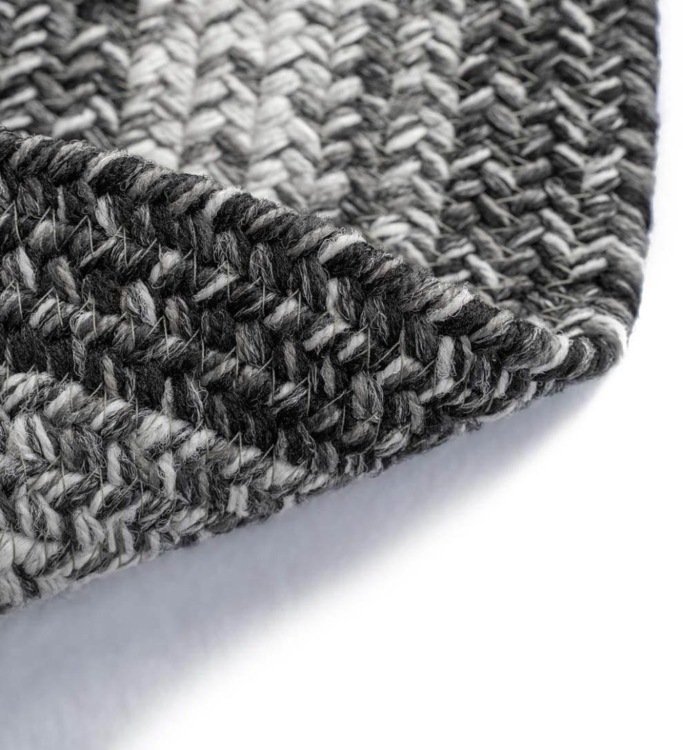 Plow &amp; Hearth Area Rugs | Indoor Living Indoor/Outdoor Oval Woodridge Braided Polypropylene Rug