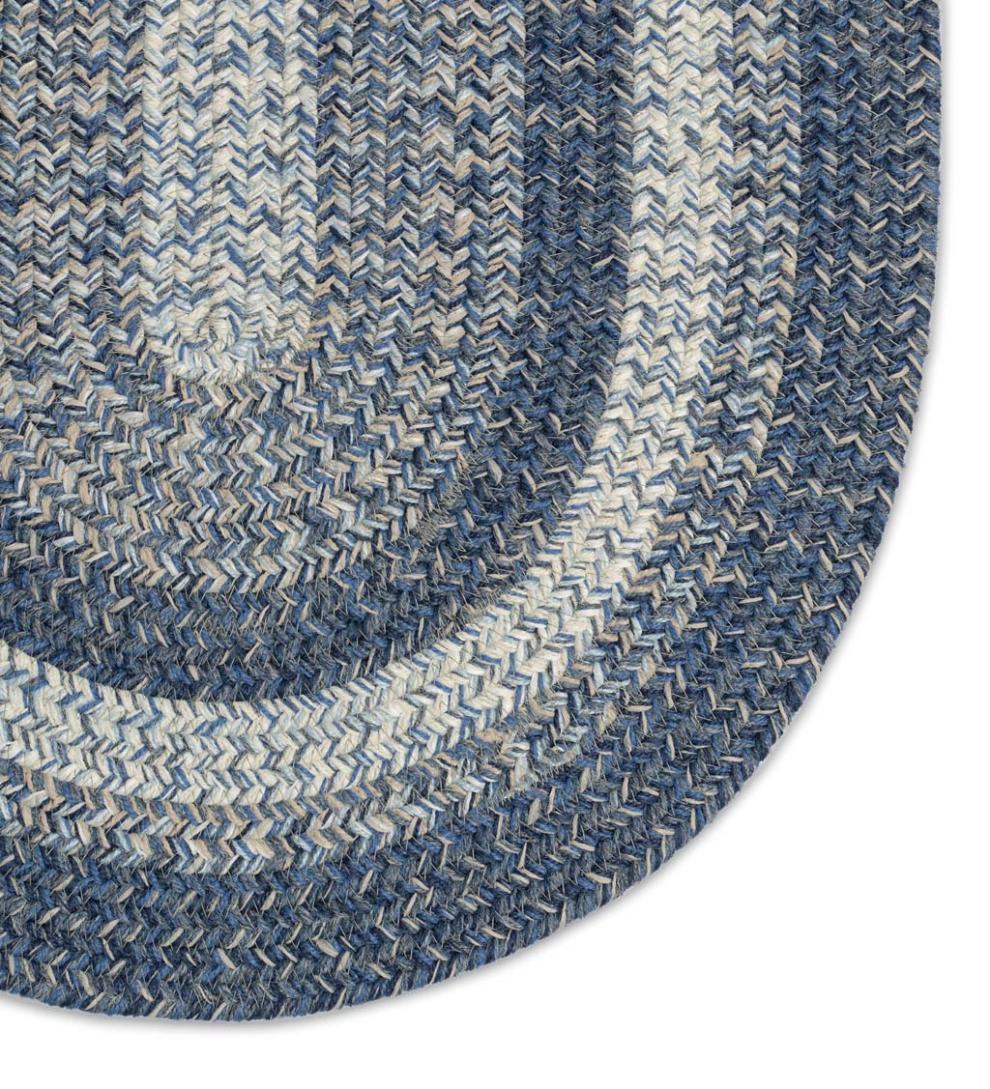 Plow &amp; Hearth Area Rugs | Indoor Living Indoor/Outdoor Oval Woodridge Braided Polypropylene Rug