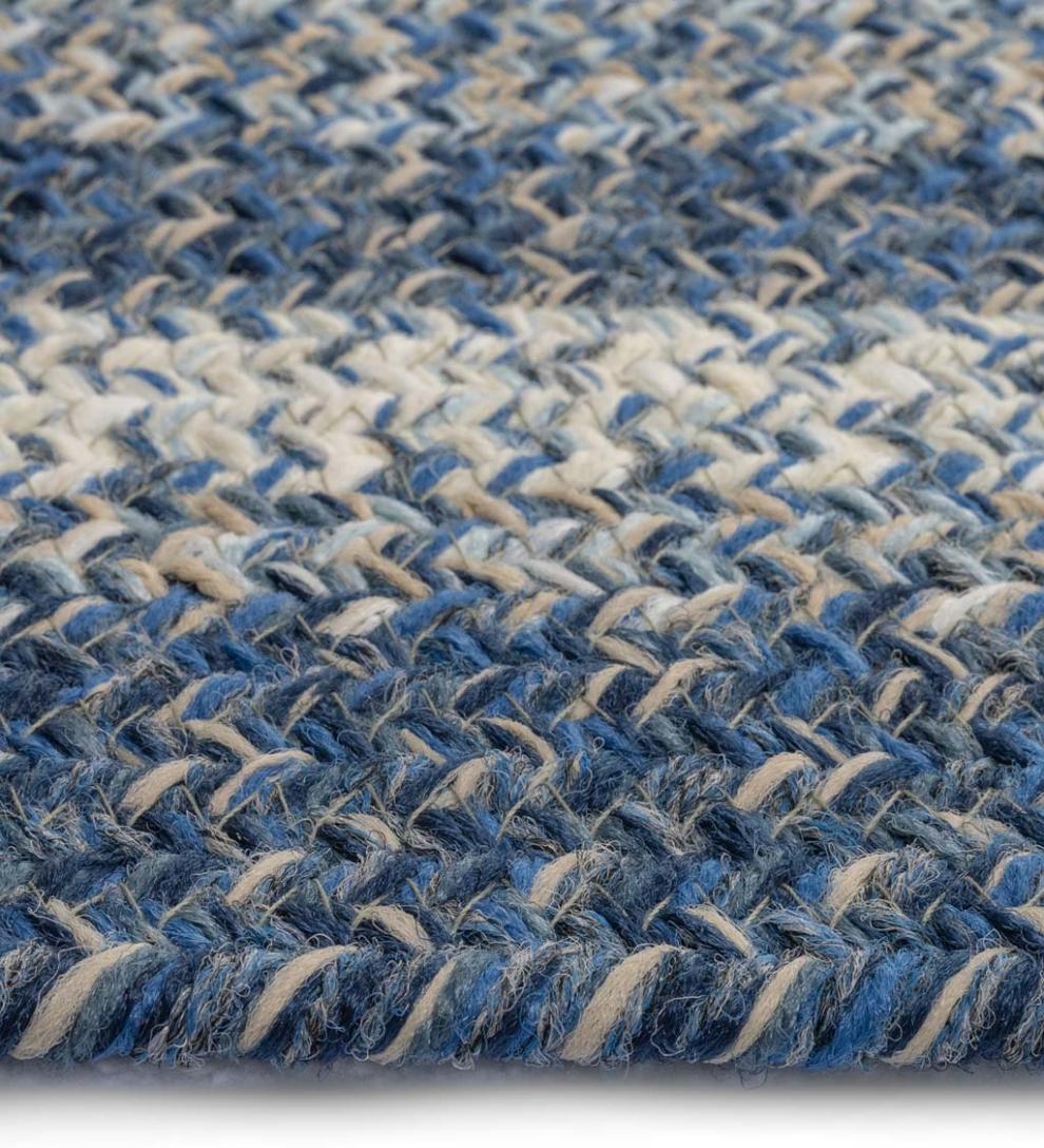 Plow &amp; Hearth Area Rugs | Indoor Living Indoor/Outdoor Oval Woodridge Braided Polypropylene Rug