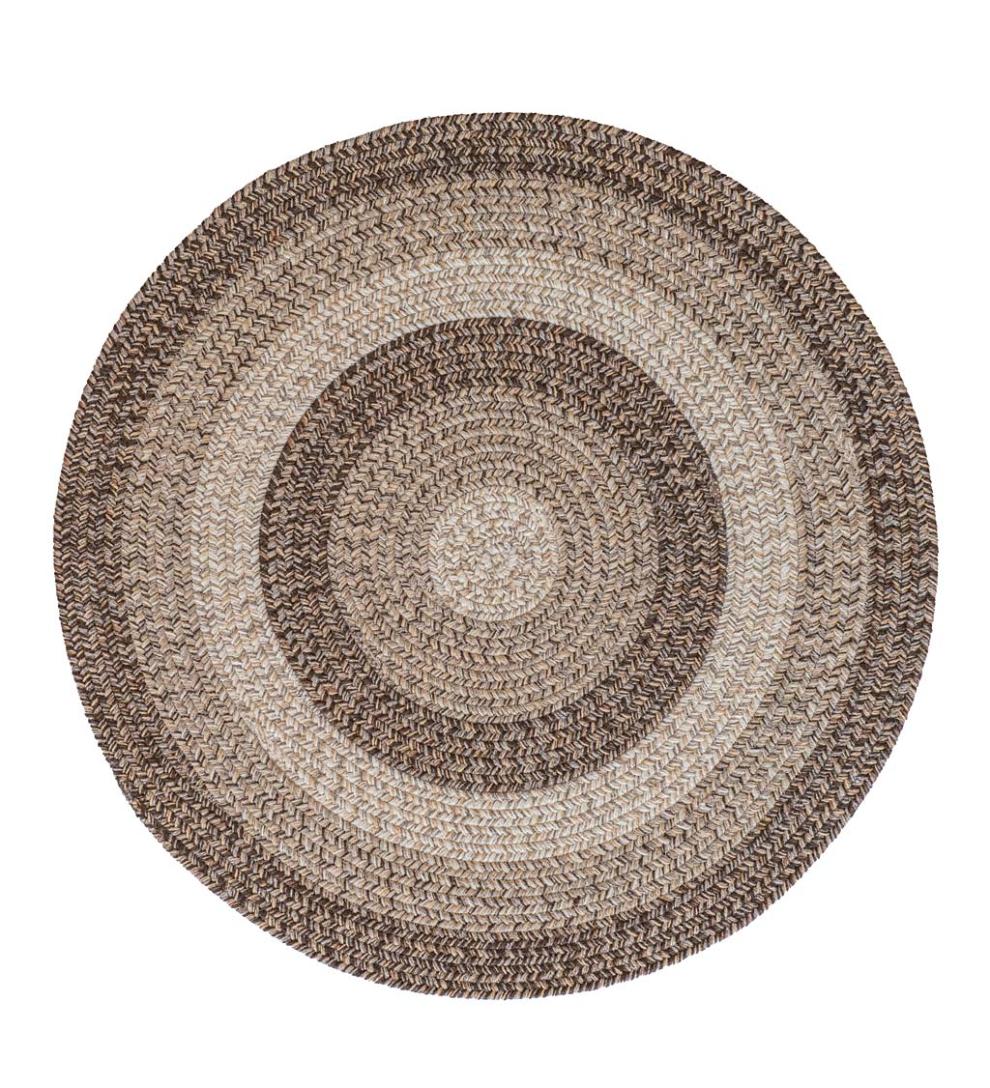 Plow &amp; Hearth Area Rugs | Indoor Living Indoor/Outdoor Oval Woodridge Braided Polypropylene Rug