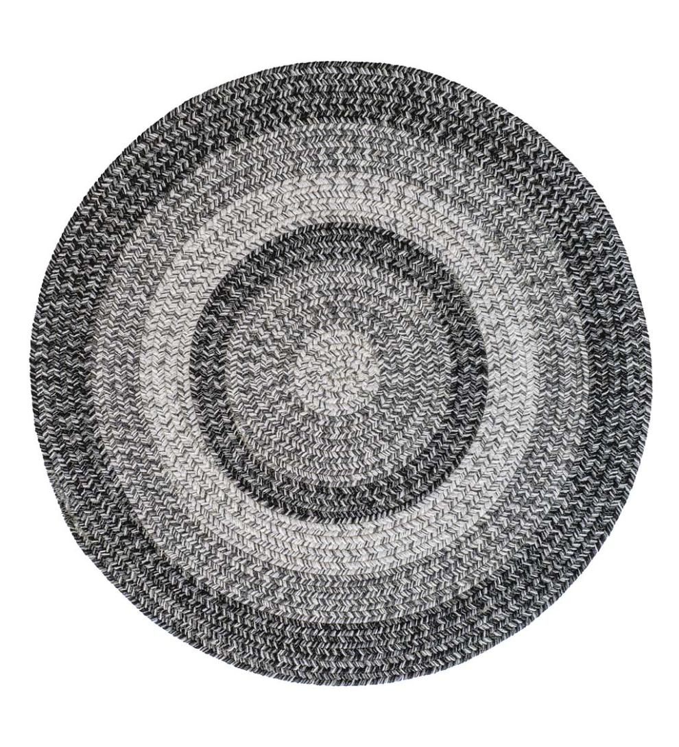 Plow &amp; Hearth Area Rugs | Indoor Living Indoor/Outdoor Oval Woodridge Braided Polypropylene Rug