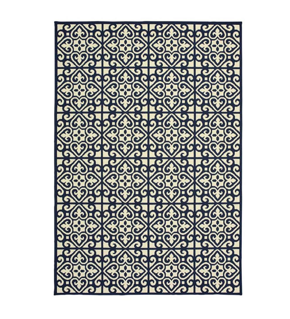 Plow &amp; Hearth Area Rugs | Indoor Living Marston Trellis Polypropylene Indoor/Outdoor Area Rug