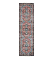 Plow &amp; Hearth Area Rugs | Indoor Living Riverside Dawn Easy-Care Polyester Area Rug