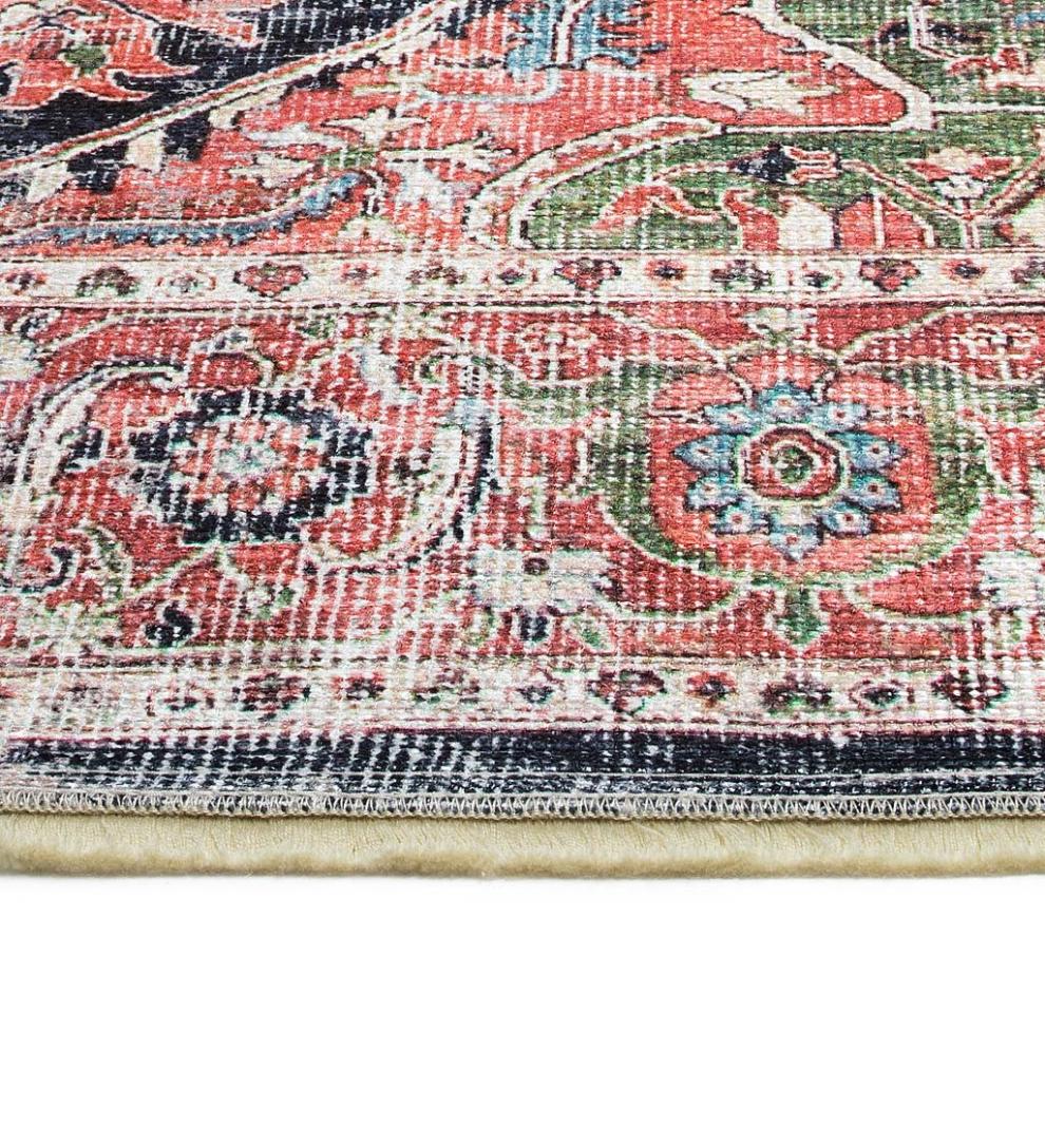 Plow &amp; Hearth Area Rugs | Indoor Living Riverside Dusk Easy-Care Polyester Area Rug