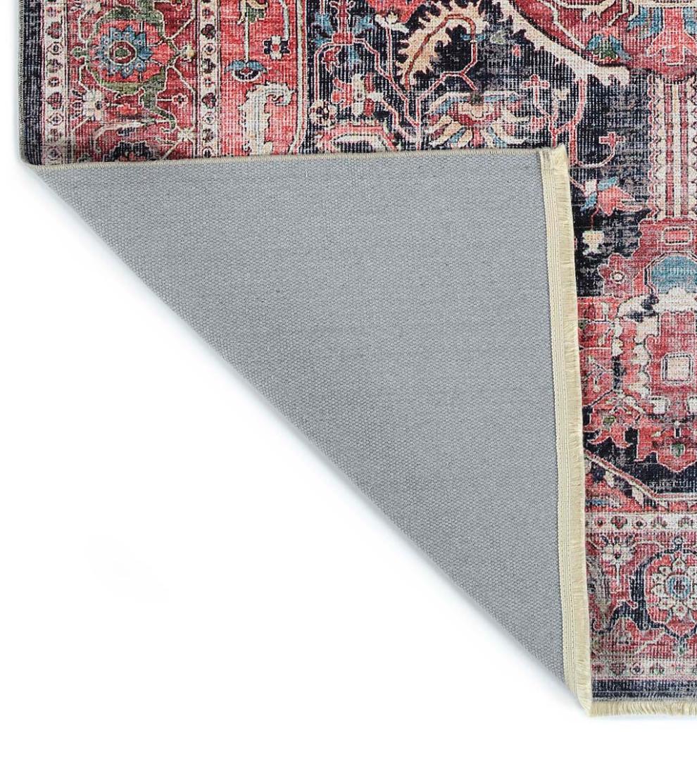 Plow &amp; Hearth Area Rugs | Indoor Living Riverside Dusk Easy-Care Polyester Area Rug
