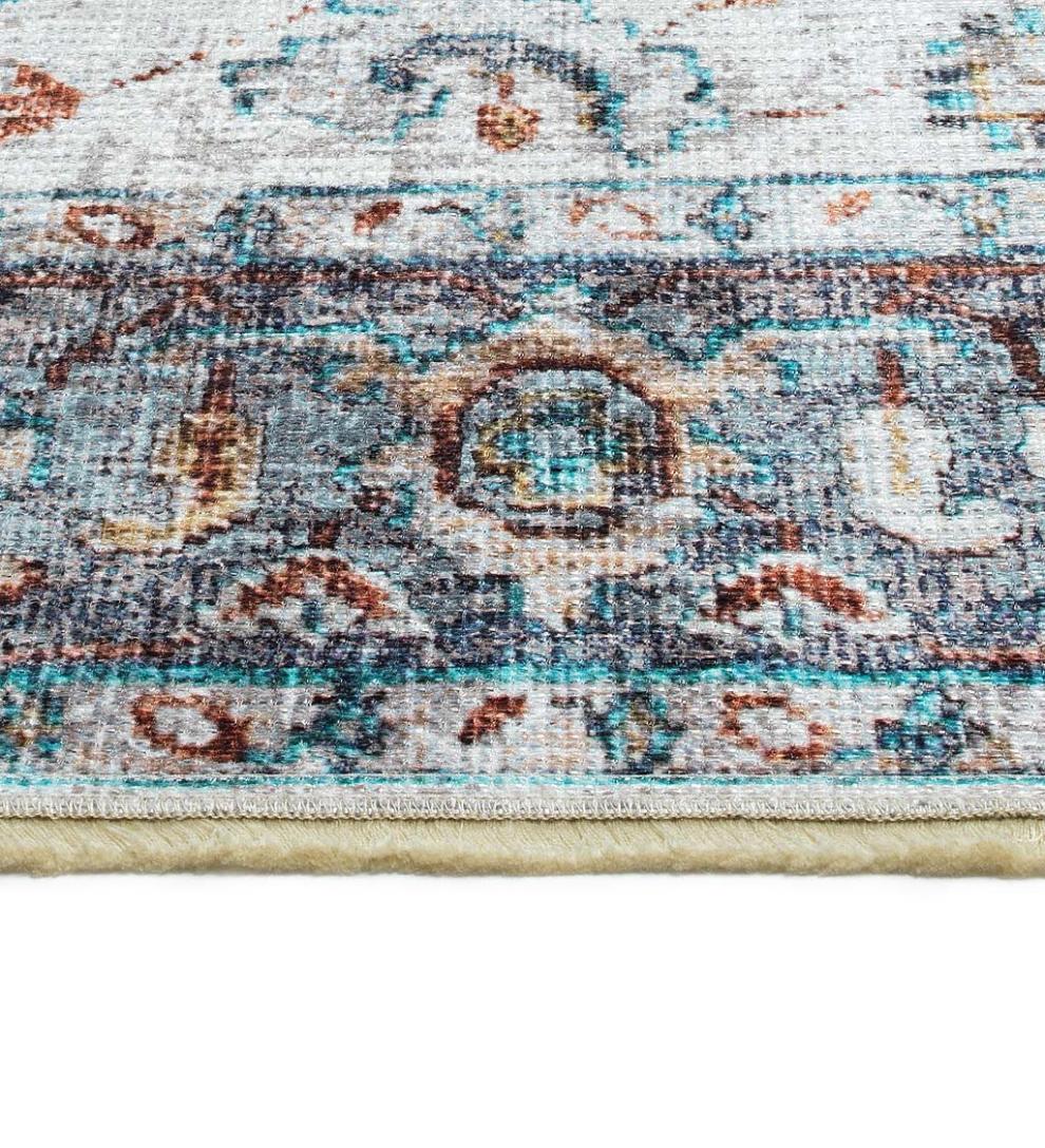 Plow &amp; Hearth Area Rugs | Indoor Living Riverside Starlight Easy-Care Polyester Area Rug