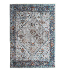 Plow &amp; Hearth Area Rugs | Indoor Living Riverside Starlight Easy-Care Polyester Area Rug