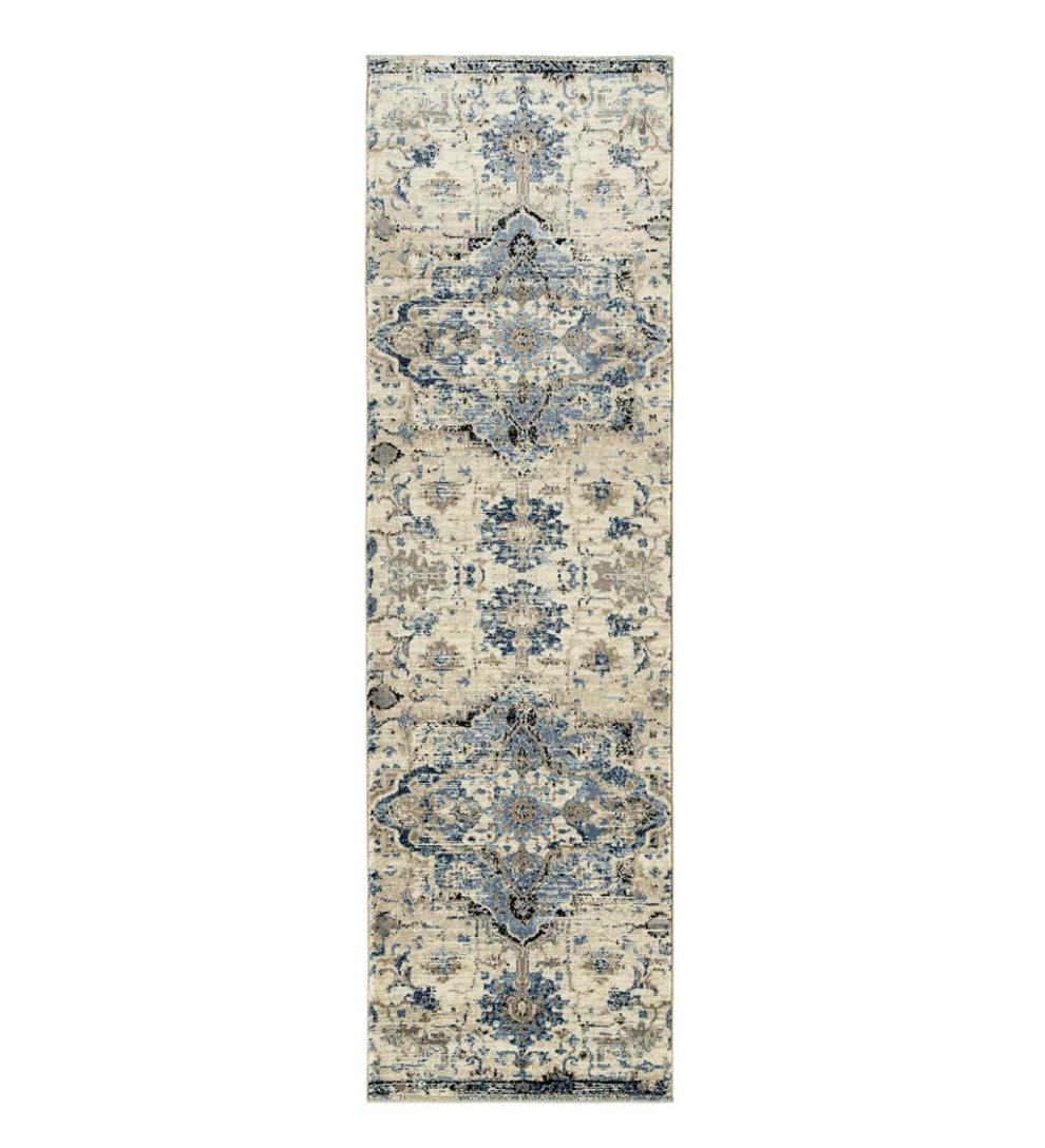 Plow &amp; Hearth Area Rugs | Indoor Living Springfield Panel Polyester Area Rug