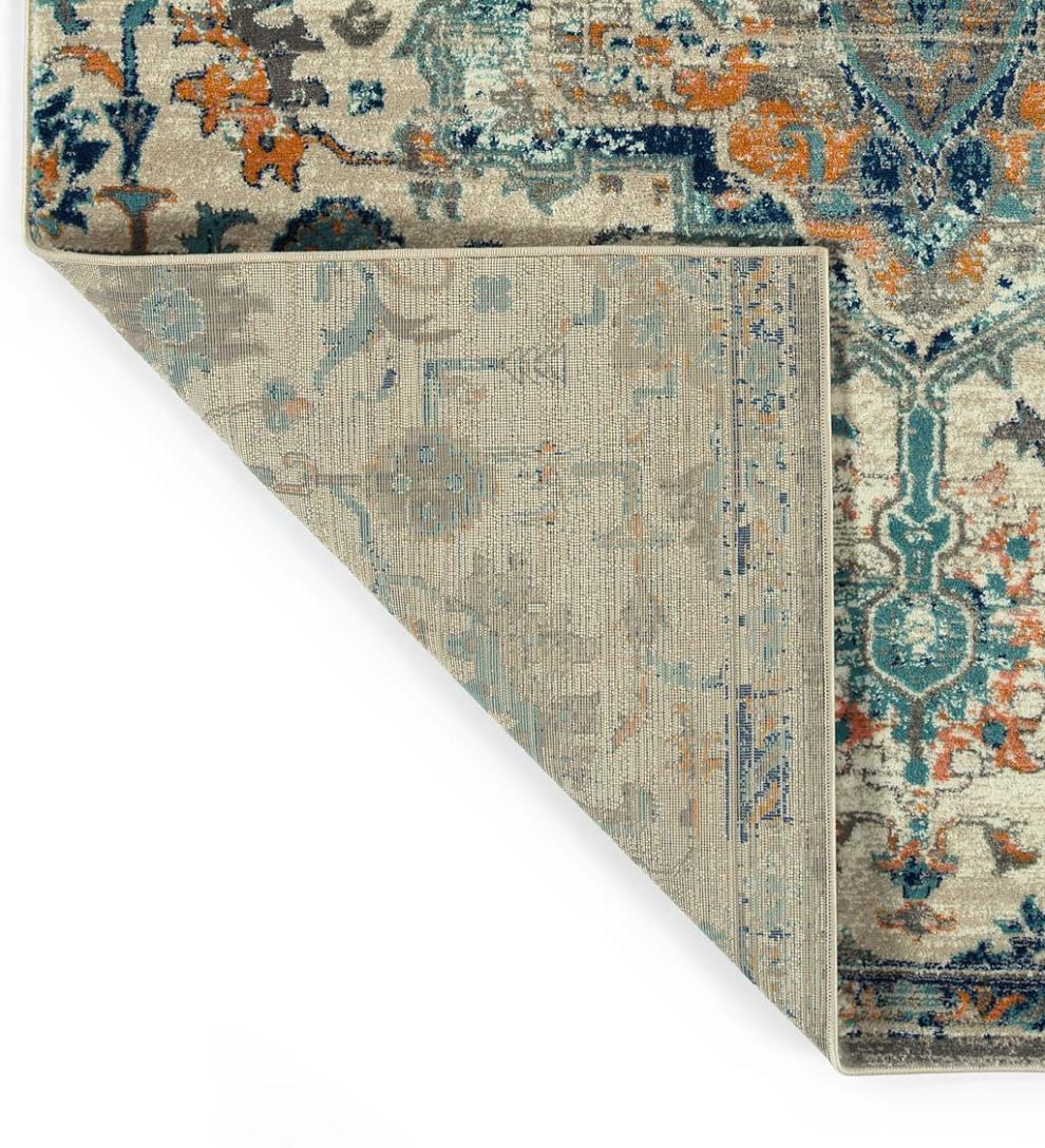 Plow &amp; Hearth Area Rugs | Indoor Living Springfield Panel Polyester Area Rug